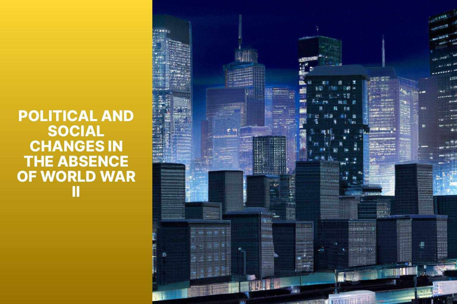 Political and Social Changes in the Absence of World War II - Counterfactual  What If WW2 Never Happened? 