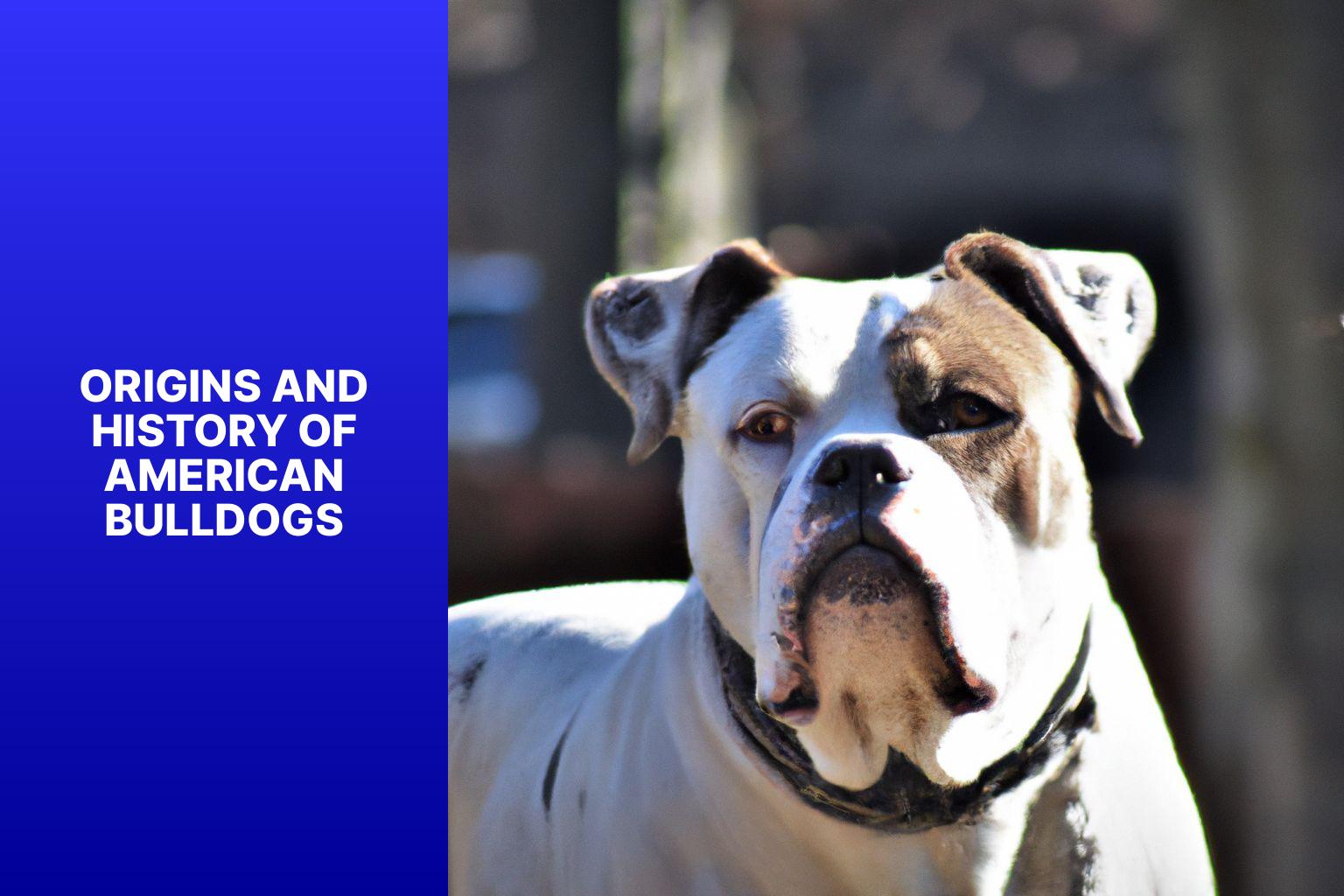 Origins and History of American Bulldogs - From Bulldogs to Heroes: Tracing American Bull Dog History 