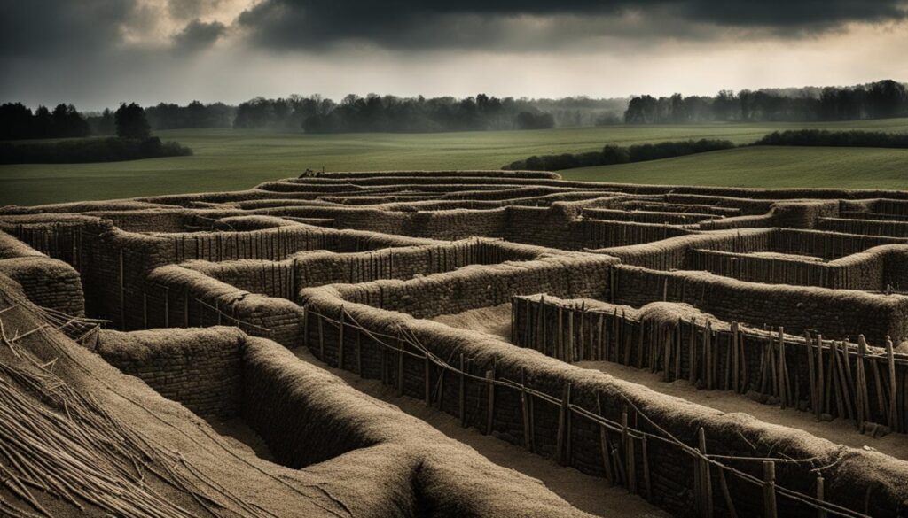 World War 1 trenches