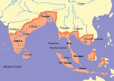 Chola dynasty map