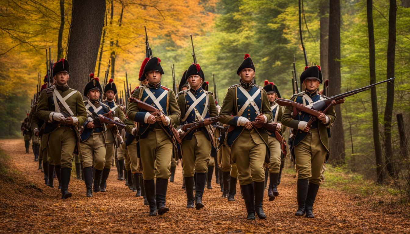 revolutionary war uniforms