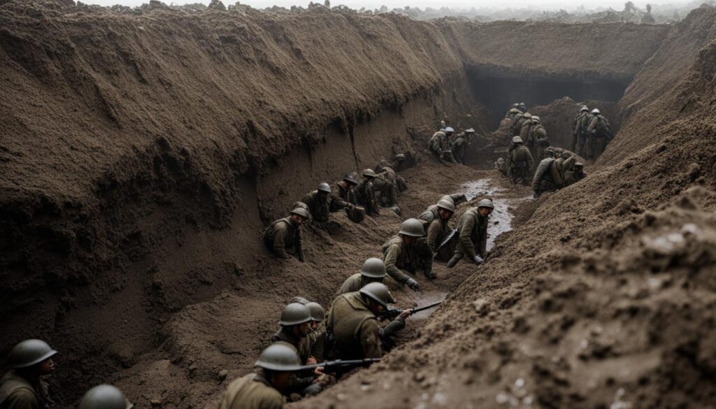 trench warfare conditions
