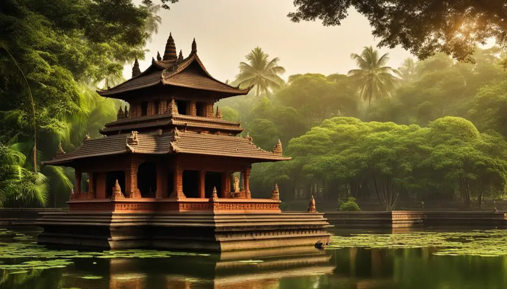 Buddhist temple in Kerala