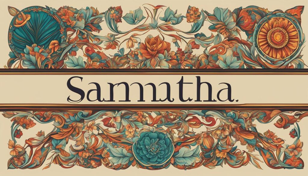 Origin and Variations of Samantha