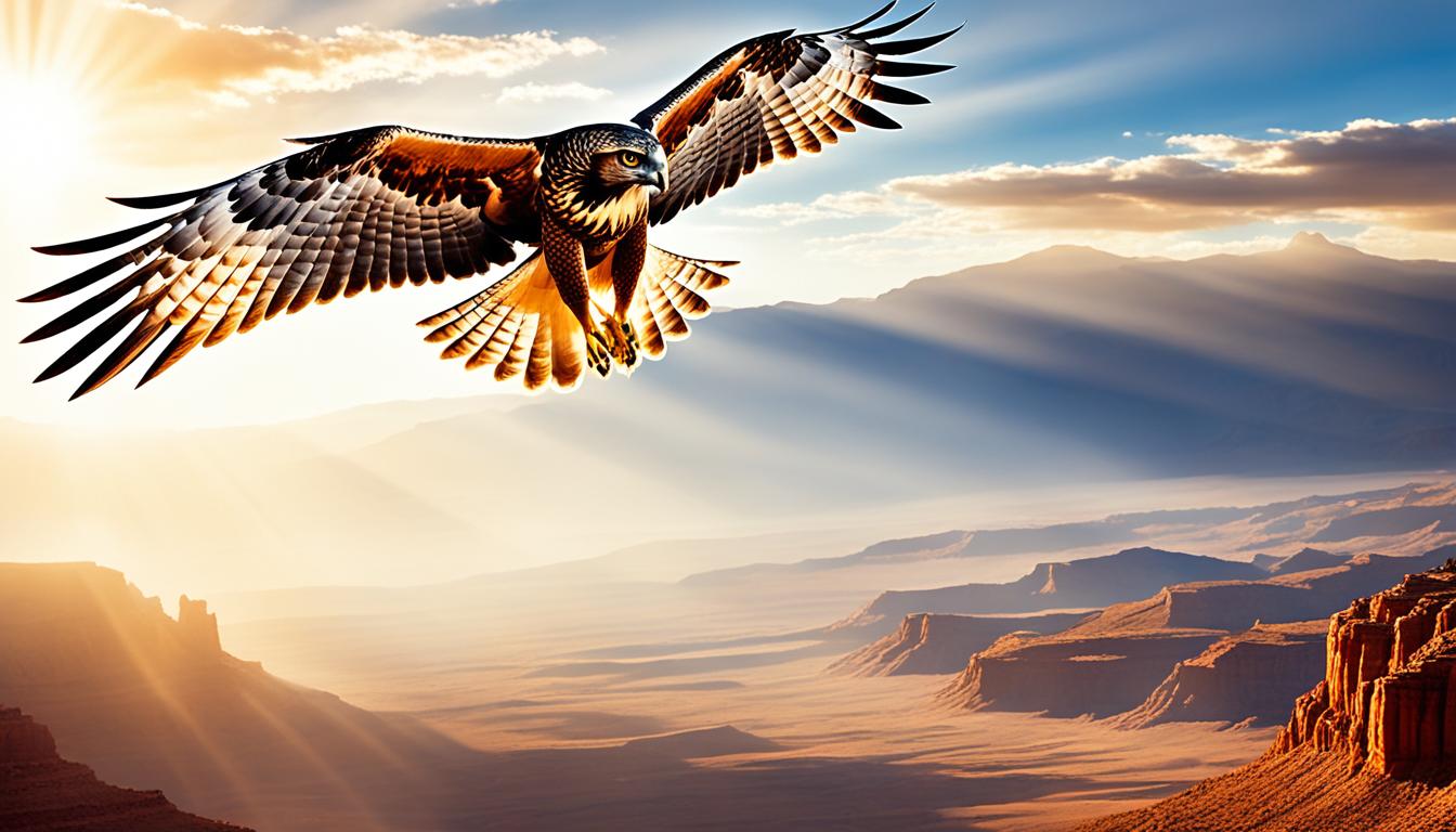 biblical meaning of seeing a hawk