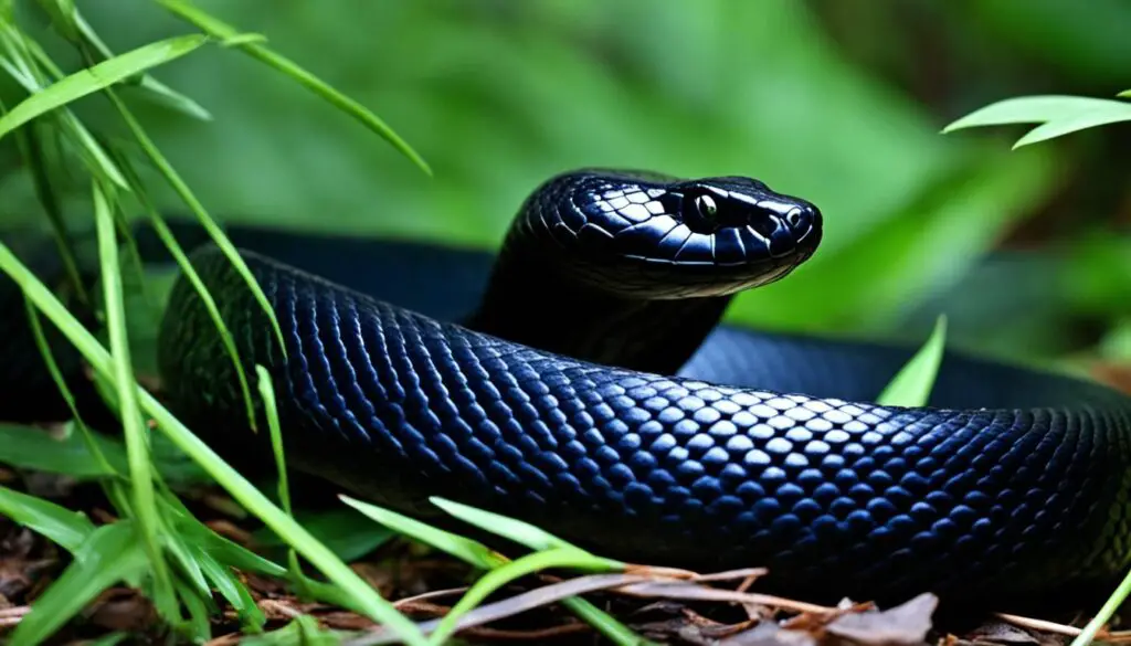 black snake behavior