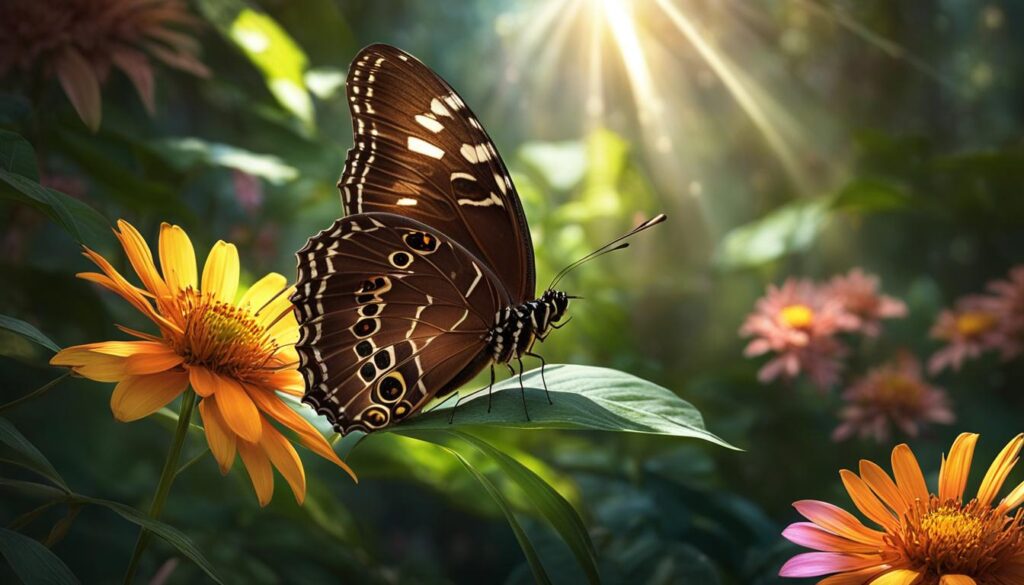 brown butterfly symbolism in the bible