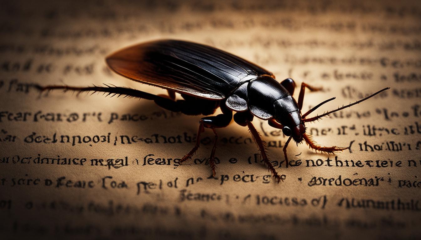 cockroach in dream biblical meaning