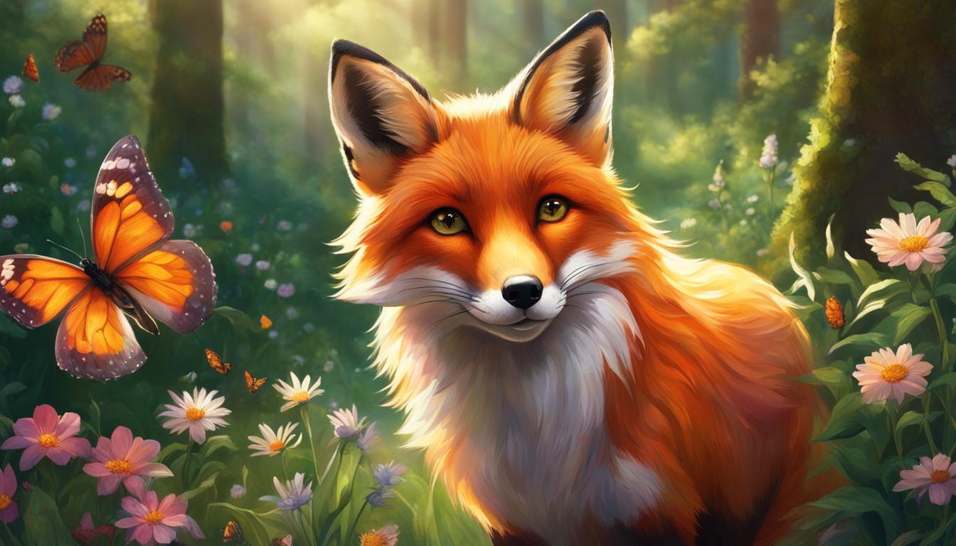 friendly fox in dream