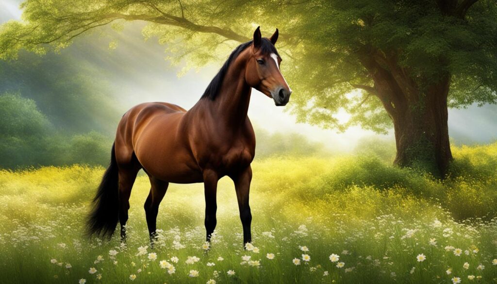 positive meanings of brown horse dreams