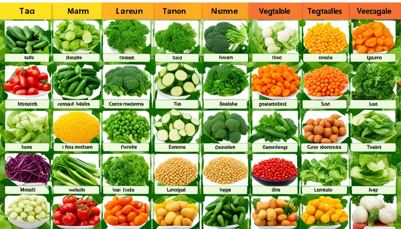 vegetables names in tamil and english